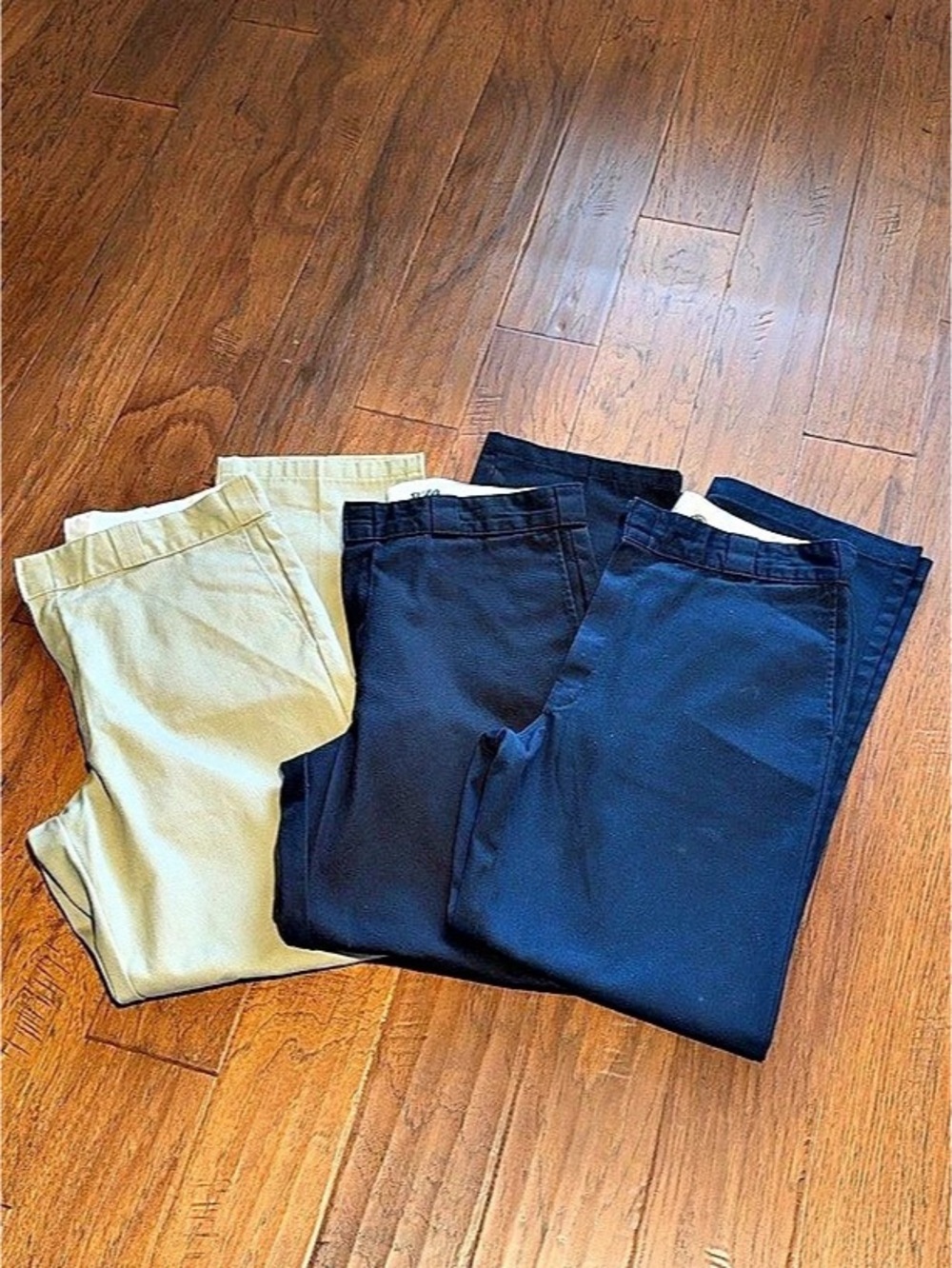 Dickies Original 874 Work Pant Blue & Cream